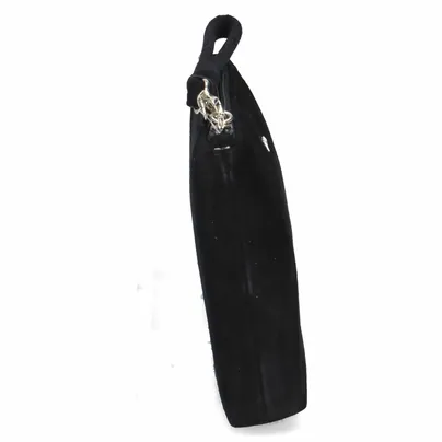 PETER KAISER Clutch / Abendtasche Schwarz Leder 