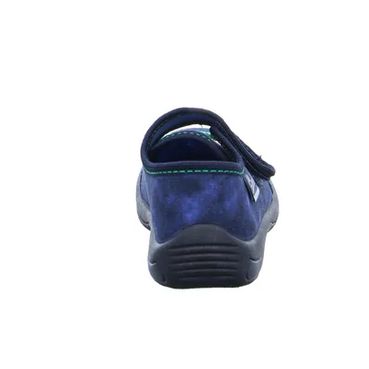 BECK Baby Hausschuh Baby-Hausschuh Dunkelblau Textil BECK Baby Hausschuh Baby-Hausschuh Dunkelblau Textil