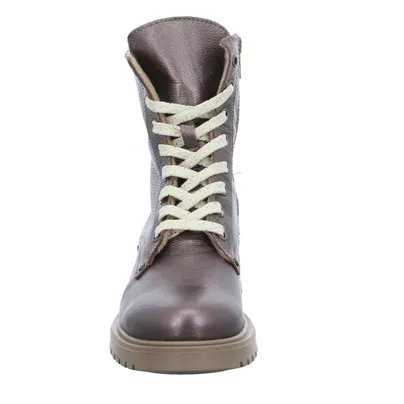 SOMMERKIND Boot Mädchen-Winter-Bottine Bronze Leder SOMMERKIND Boot Mädchen-Winter-Bottine Bronze Leder