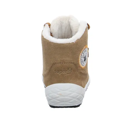 SUPERFIT Baby-Boot Kleinkinder-Winter-Bottine Cognac Textil 