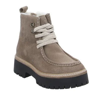 SCHUHENGEL Boot Taupe Leder SCHUHENGEL Boot Taupe Leder