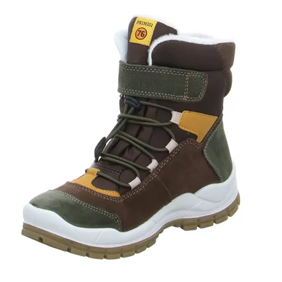 PRIMIGI Winter Boot Jungen-Winter-Bottine Braun Leder PRIMIGI Winter Boot Jungen-Winter-Bottine Braun Leder