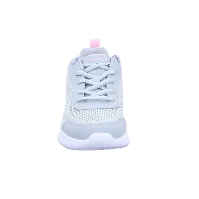 SKECHERS Sneaker Mädchen-Halbschuh Binder Grau Textil 
