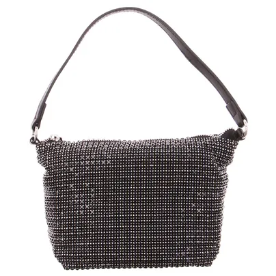 * Clutch / Abendtasche Schwarz Synthetik 
