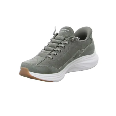 SKECHERS Sneaker Khaki Lederimitat 