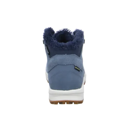 LOWA Snowboots Damen Blau Leder 