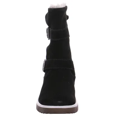 SUPERFIT Stiefelette Mädchen-Winter-Bottine Schwarz Textil SUPERFIT Stiefelette Mädchen-Winter-Bottine Schwarz Textil