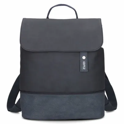 ZWEI Rucksack Blau Lederimitat ZWEI Rucksack Blau Lederimitat