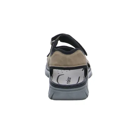 RIEKER Sandale Beige Lederimitat RIEKER Sandale Beige Lederimitat