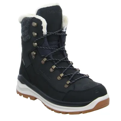 LOWA mit Gore-Tex Snowboots Damen Schwarz Leder LOWA mit Gore-Tex Snowboots Damen Schwarz Leder