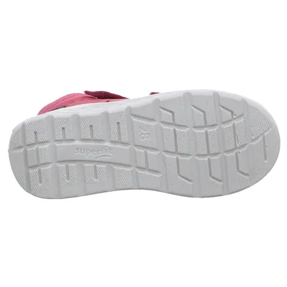 SUPERFIT Lauflernschuh Dunkelrot Textil  Bottine 