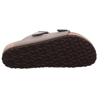 BIRKENSTOCK Bio-Mûles Grau Lederimitat BIRKENSTOCK Bio-Mûles Grau Lederimitat