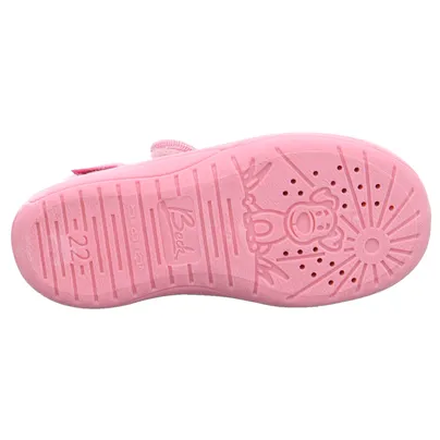 BECK Baby Hausschuh Baby-Hausschuh Rosa Textil 