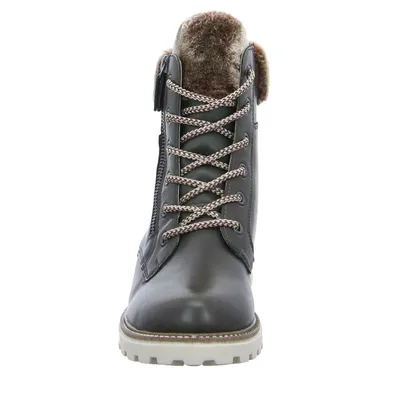 REMONTE Boot Dunkelgrün Leder REMONTE Boot Dunkelgrün Leder