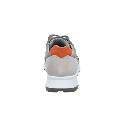 IMAC Halbschuhe Sneaker Stoff Grün Leder IMAC Halbschuhe Sneaker Stoff Grün Leder