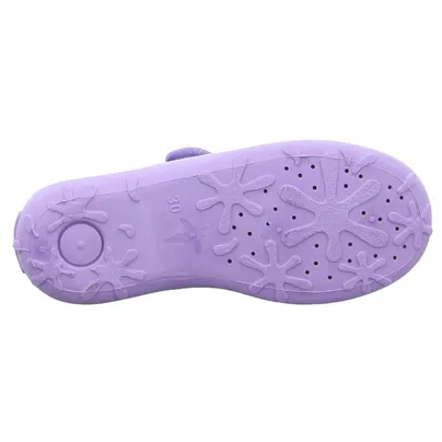 FISCHER Mädchen Kinder-Hausschuh Violette Textil FISCHER Mädchen Kinder-Hausschuh Violette Textil