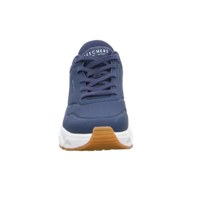 SKECHERS Sneaker Navy Lederimitat 