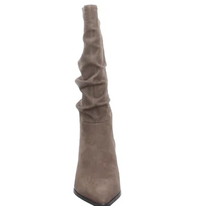 TAMARIS Stiefel Taupe Leder TAMARIS Stiefel Taupe Leder
