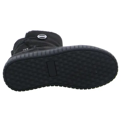 S.OLIVER Bootie Mädchen-Winter-Bottine Schwarz Lederimitat 