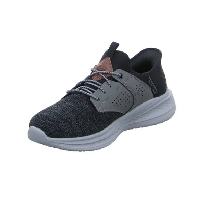 SKECHERS Halbschuhe Sneaker Stoff Dunkelbraun Synthetik 