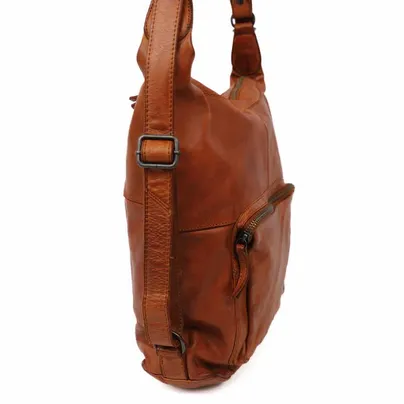 BEAR DESIGN Rucksack Cognac Leder BEAR DESIGN Rucksack Cognac Leder