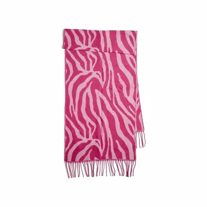 PIECES Schal mit Fransen Schal Pink Textil PIECES Schal mit Fransen Schal Pink Textil