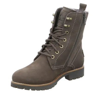 PANAMA JACK mit Lammfell - Innenfutter Boot Grau Leder PANAMA JACK mit Lammfell - Innenfutter Boot Grau Leder
