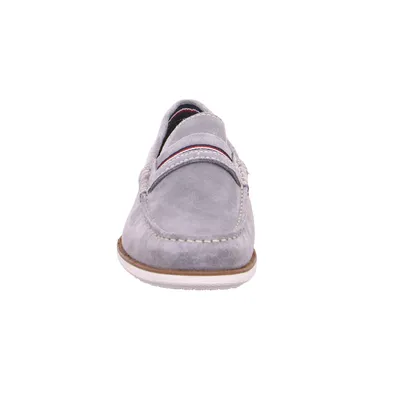 CARRERA PANAMERICANA Halbschuh-Schlüpfer Grau Leder 