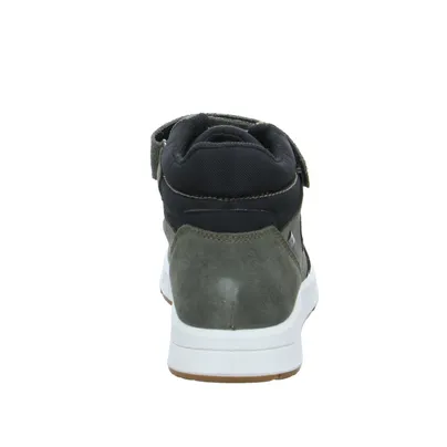 LURCHI Sneaker high Jugend-Boot Olive Leder 