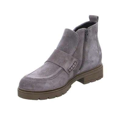 GABOR Boot Taupe Leder 