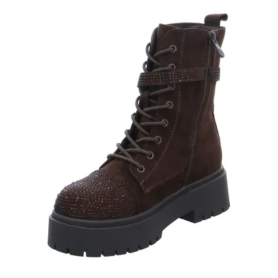 LA STRADA Boot Braun Lederimitat LA STRADA Boot Braun Lederimitat