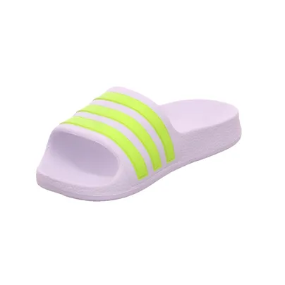 ADIDAS ADILETTE AQUA K Badeschuhe Kinder Hellgrau Synthetik ADIDAS ADILETTE AQUA K Badeschuhe Kinder Hellgrau Synthetik