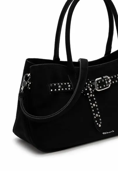 TAMARIS Shopper Schwarz Lederimitat 