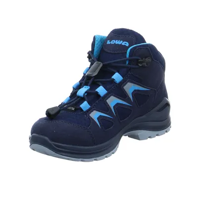 LOWA Kinder-Wanderschuhe Blau Lederimitat LOWA Kinder-Wanderschuhe Blau Lederimitat