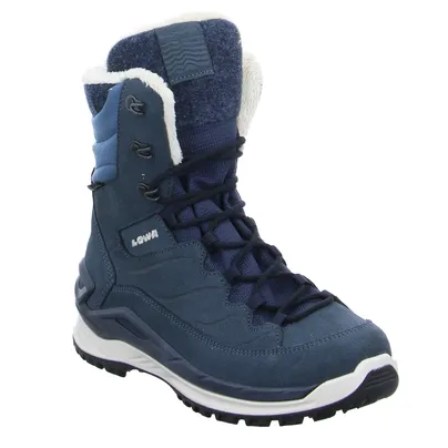 LOWA Snowboots Damen Blau Leder LOWA Snowboots Damen Blau Leder