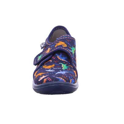 BECK Unisex Kinder-Hausschuh Dunkelblau Textil BECK Unisex Kinder-Hausschuh Dunkelblau Textil