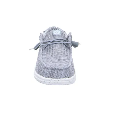 HEY DUDE Halbschuh Grau Textil HEY DUDE Halbschuh Grau Textil
