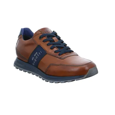 BUGATTI SHOES Halbschuhe Sneaker Cognac Leder BUGATTI SHOES Halbschuhe Sneaker Cognac Leder