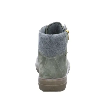 LEGERO mit Gore-Tex Membrane Mid Cut Sneaker Grün Leder 