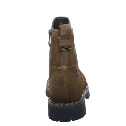 TAMARIS Boot Taupe Leder TAMARIS Boot Taupe Leder