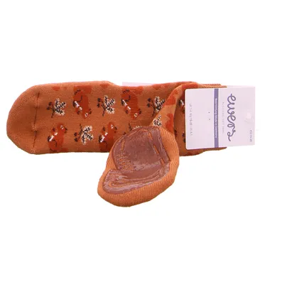 EWERS Vollsohle, Eichhörnchen Antirutsch-Socken Mittelbraun Textil EWERS Vollsohle, Eichhörnchen Antirutsch-Socken Mittelbraun Textil