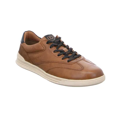 BUGATTI SHOES Halbschuhe Sneaker Cognac Lederimitat BUGATTI SHOES Halbschuhe Sneaker Cognac Lederimitat
