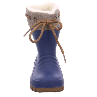 SPIRALE Kinder-Gummistiefel Warmfutter Blau Synthetik SPIRALE Kinder-Gummistiefel Warmfutter Blau Synthetik