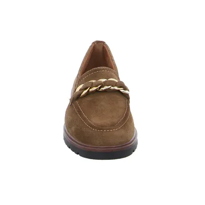TAMARIS Slipper Camel Leder TAMARIS Slipper Camel Leder