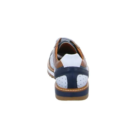 EXTON Halbschuhe Sneaker Blau Leder EXTON Halbschuhe Sneaker Blau Leder