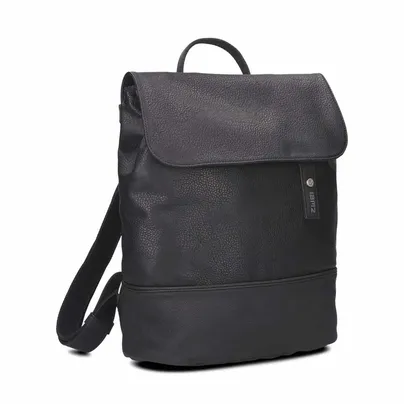 ZWEI Rucksack Schwarz Lederimitat ZWEI Rucksack Schwarz Lederimitat