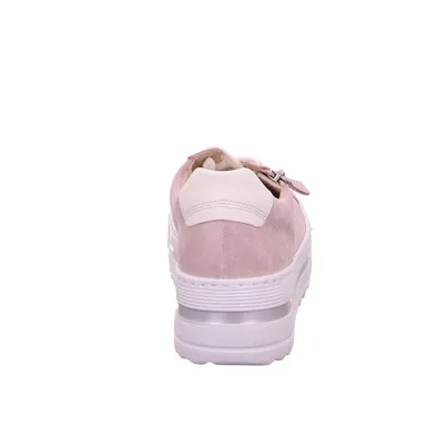 GABOR mit Wechselfussbett Sneaker Rosa Leder 