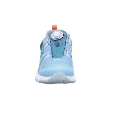 VADO Sneaker Outdoor Mädchen-Halbschuh Klett Jeansblau Textil 