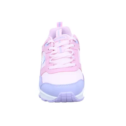 SKECHERS Sneaker Mädchen-Halbschuh Binder Rosa Lederimitat 