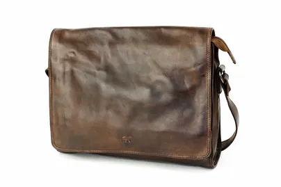 BEAR DESIGN Umhängetasche Dunkelbraun Leder BEAR DESIGN Umhängetasche Dunkelbraun Leder
